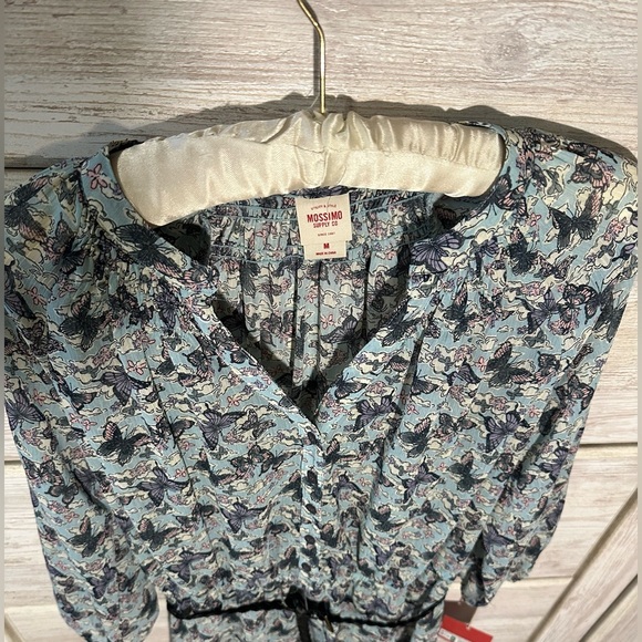 NWT Mossimo Flowy Top W Belt - Picture 4 of 5